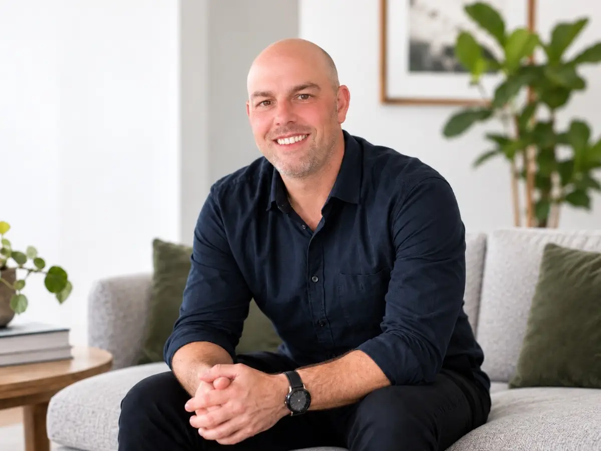 Professional portrait of Dale Wilkinson, founder and mortgage broker at The Finance Architect.